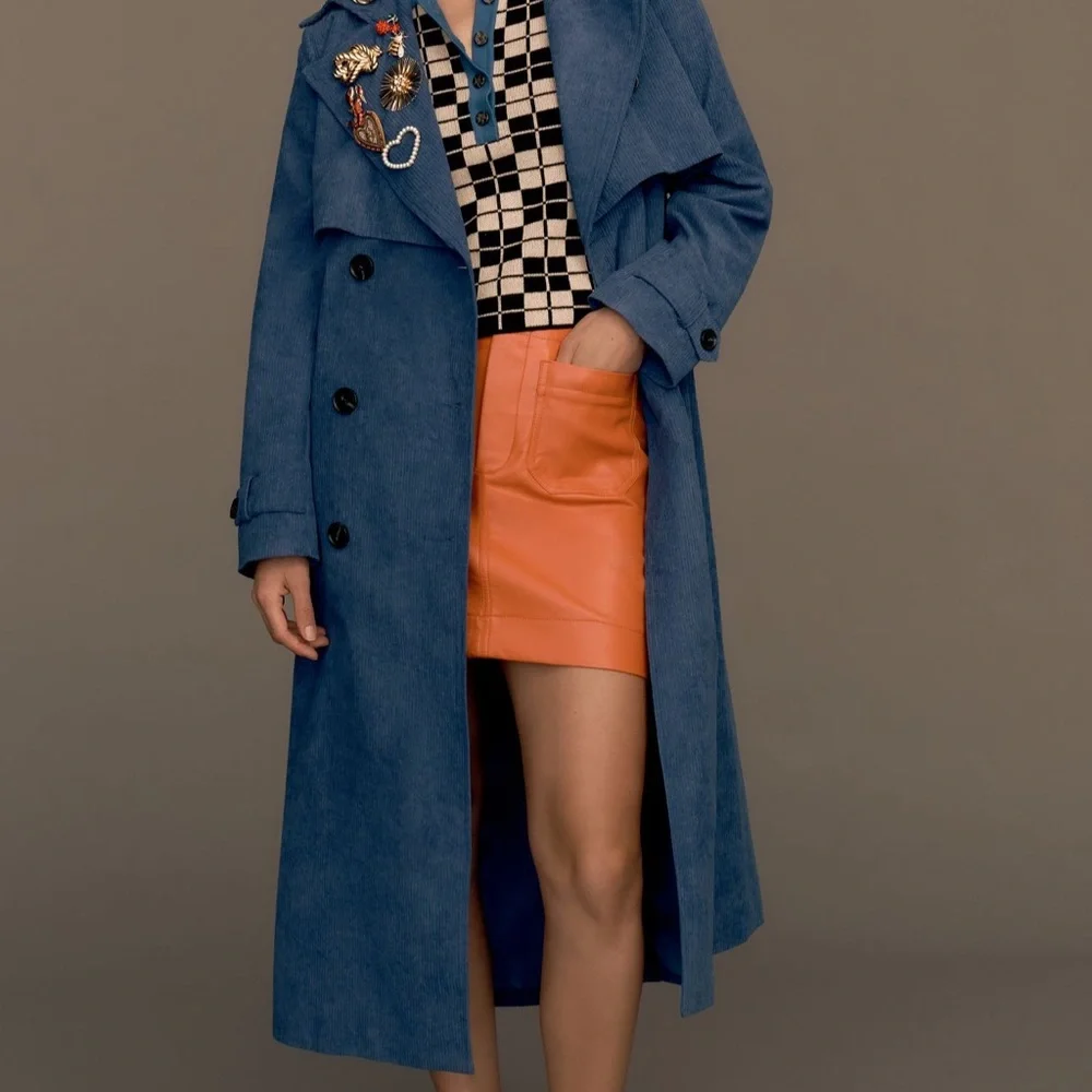 Anthropologie Maeve The Collette Faux Leather Mini Skirt_2